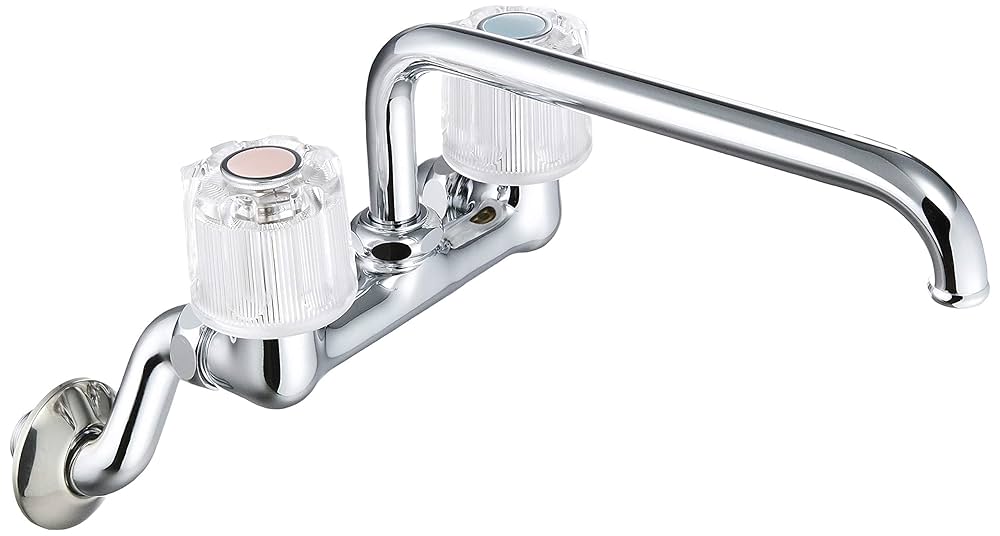 Amazon.co.jp: SANEI(サンエイ) キッチン用 ツーバルブ混合栓